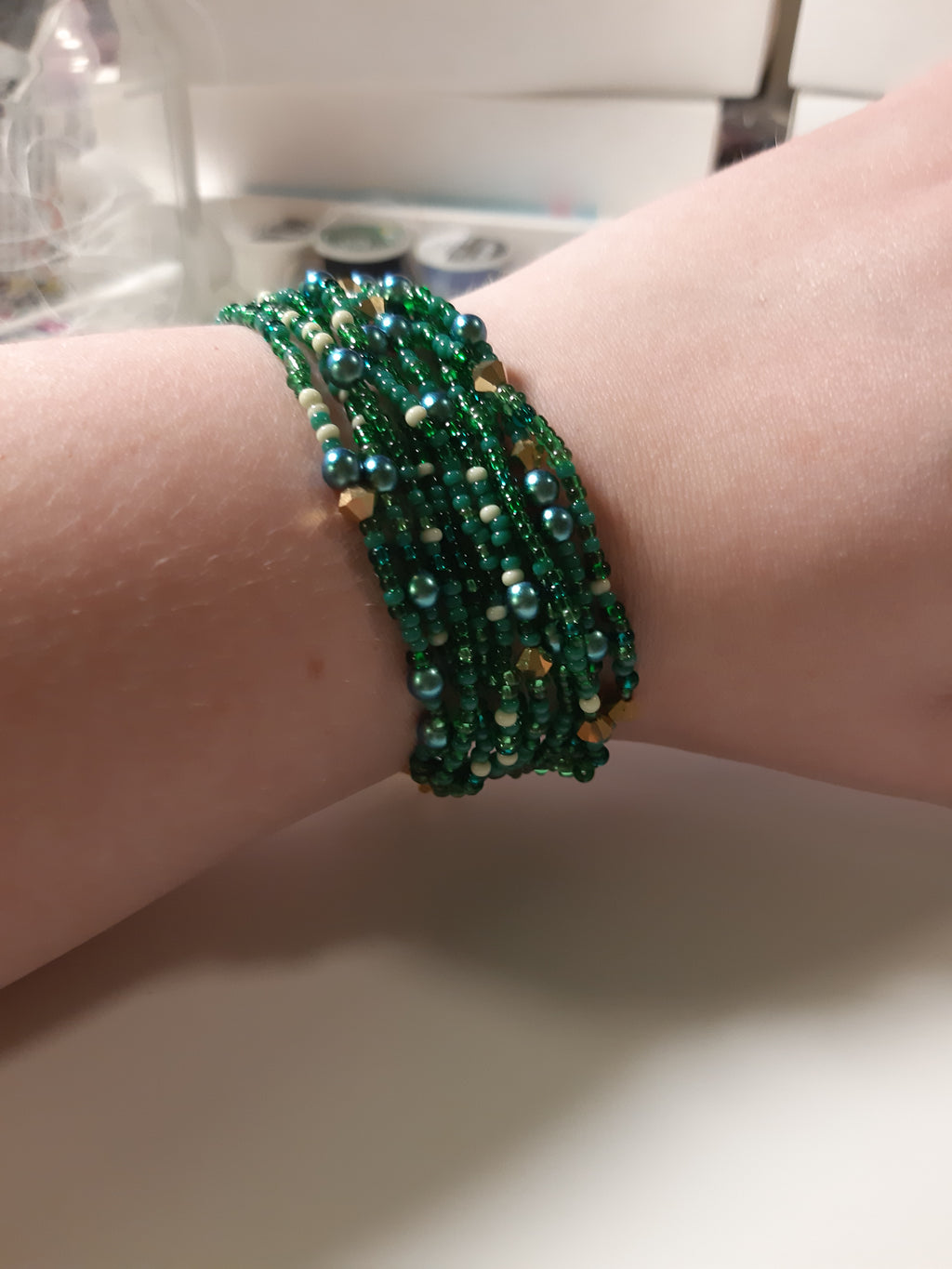 Emerald Cascade Bracelet