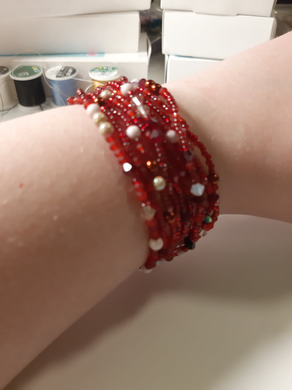 Crimson Harvest Bracelet