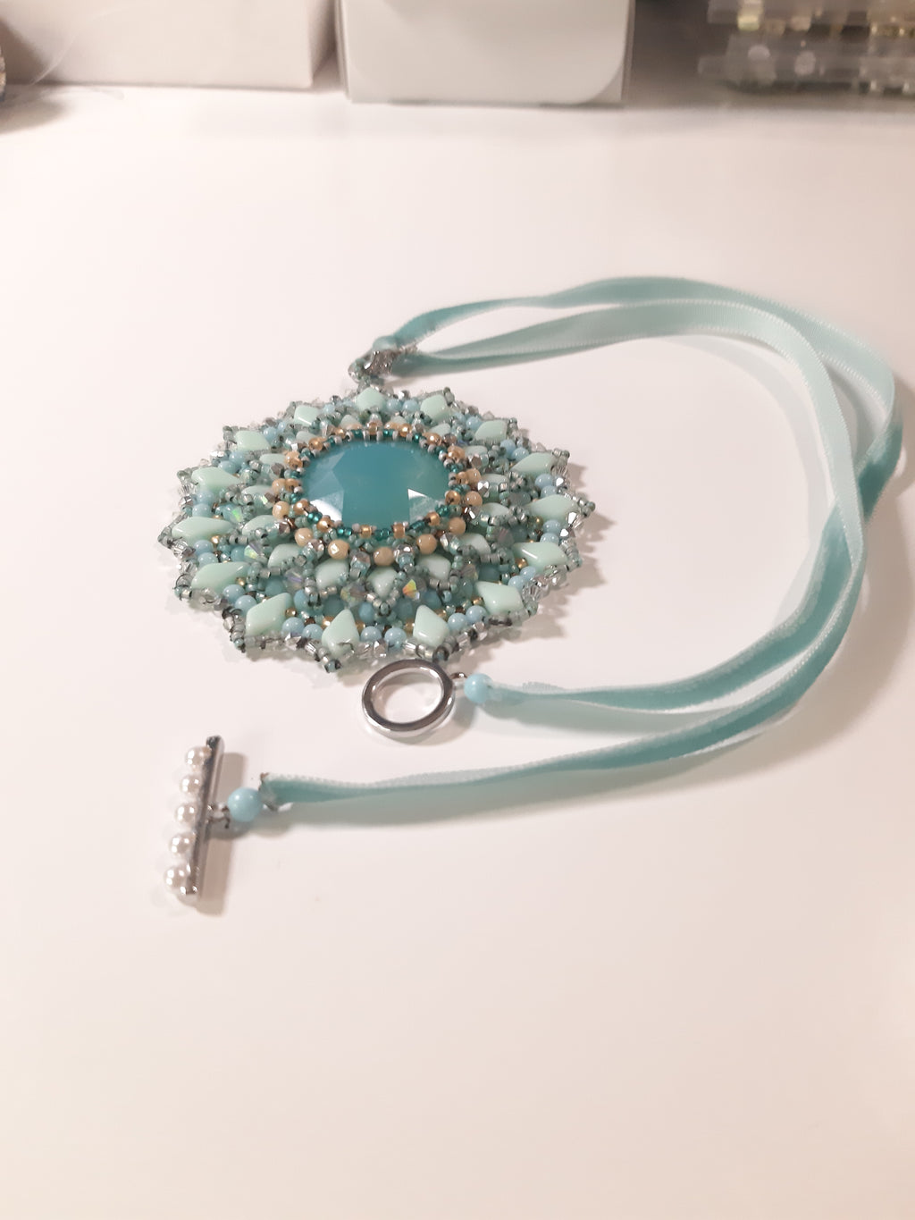Lagoon Bloom Pendant