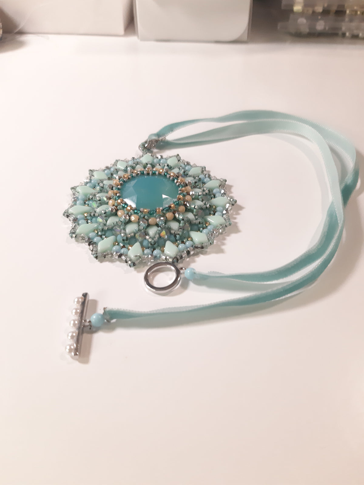 Lagoon Bloom Pendant