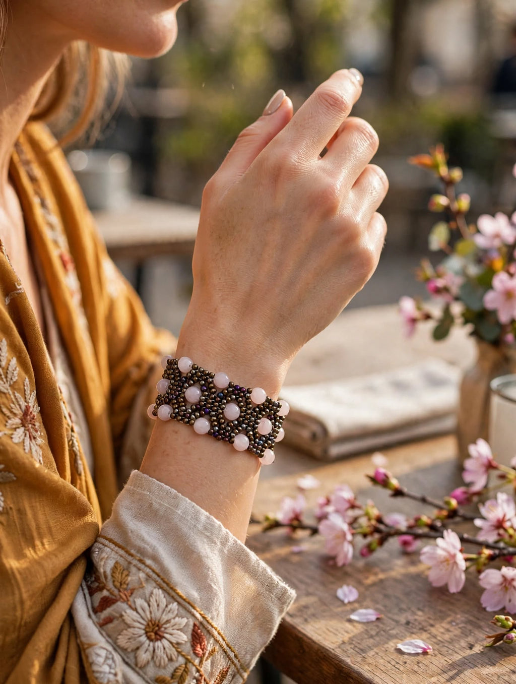Blush Lace Awakening Bracelet