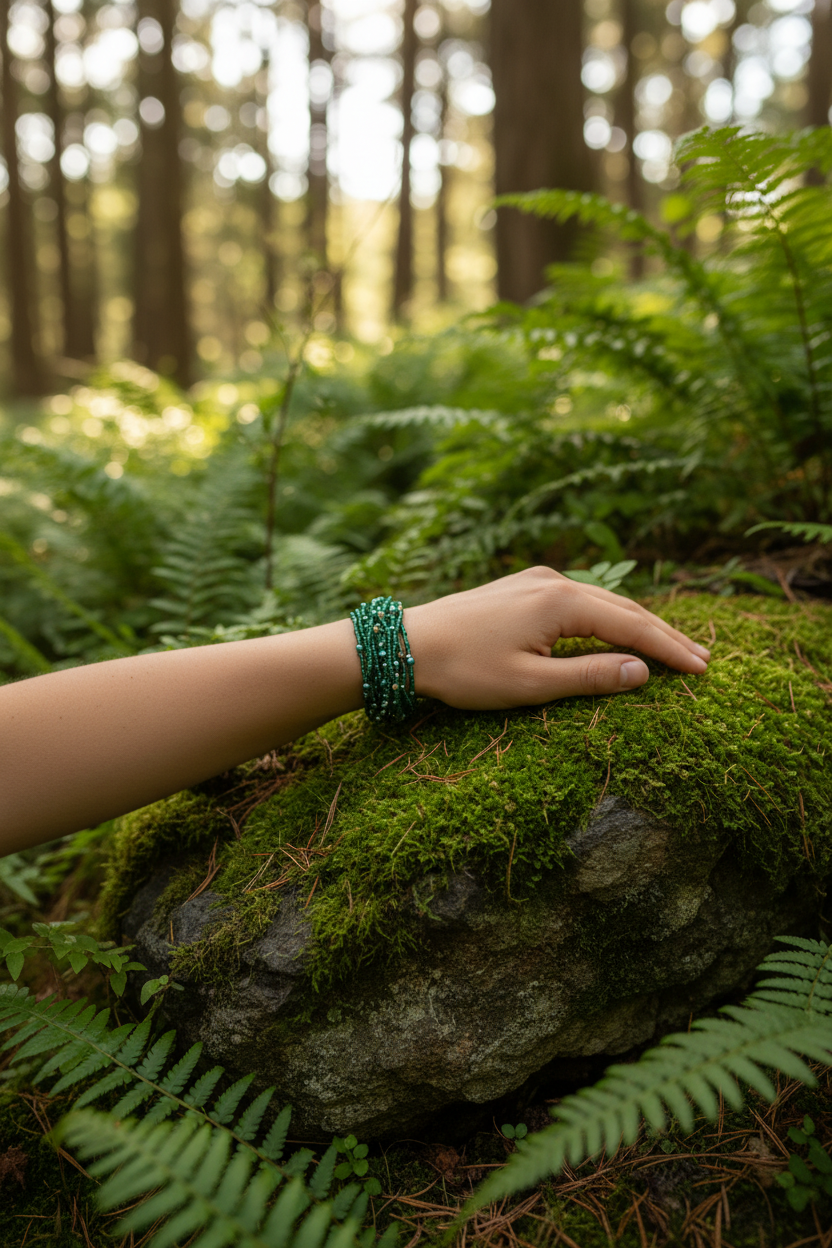Emerald Cascade Bracelet