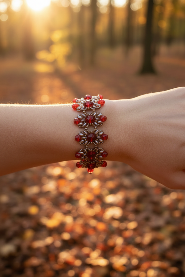 Garnet Harvest Bracelet
