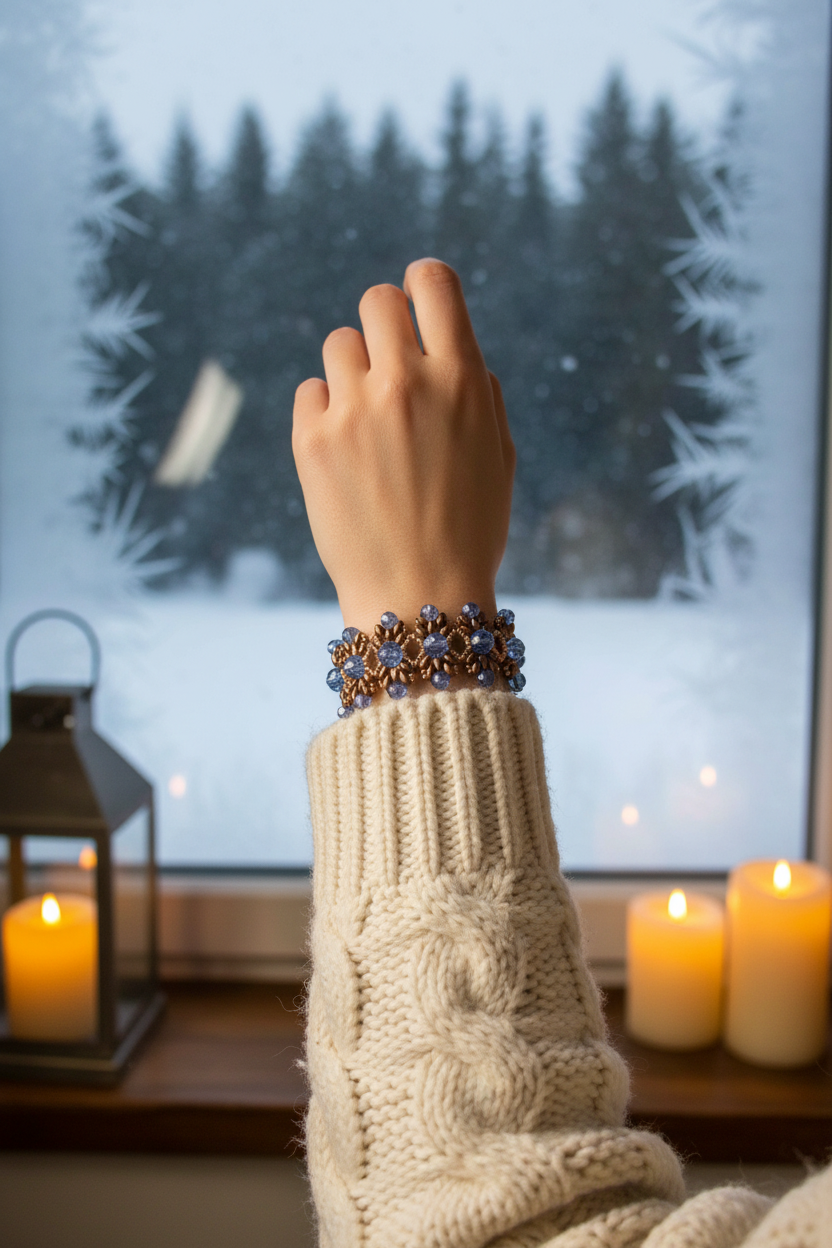 Winter Rondelle Bracelet